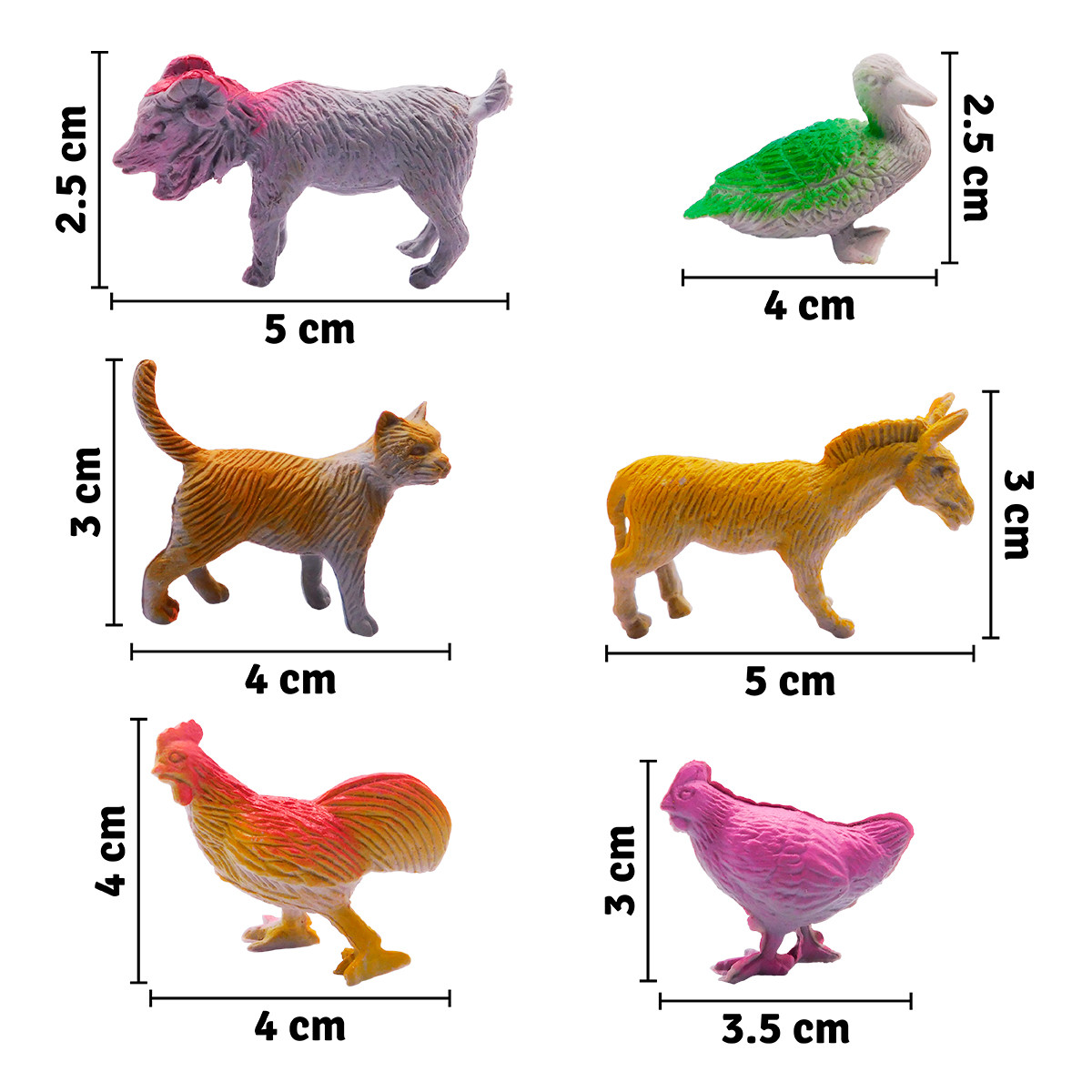 Miniatura 2 de Figuras Animales Granja X12 GM1911-126